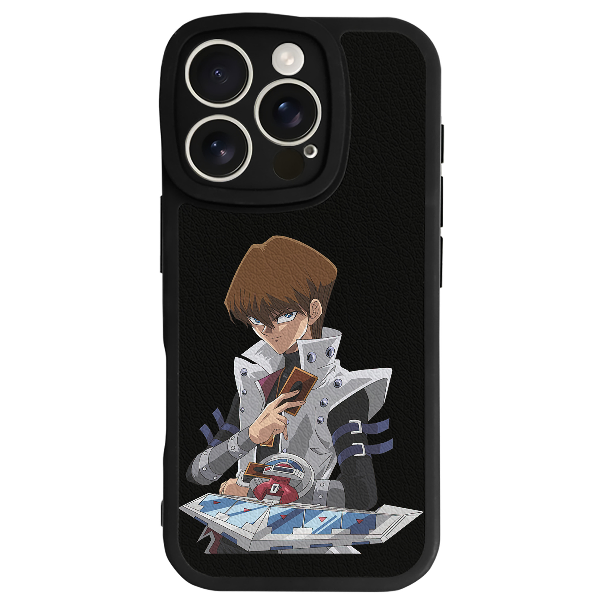 遊☆戯☆王 Yu-Gi-Oh! 【iPhone 16シリーズ対応】シリコンスマホケース（レザー調） 材質：シリコン